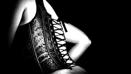 erotic photoshoot corset